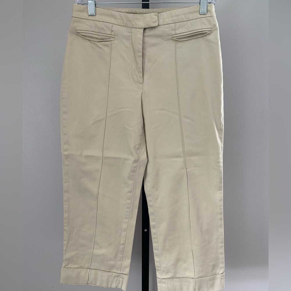 Willi Smith Light Beige Capri Pants